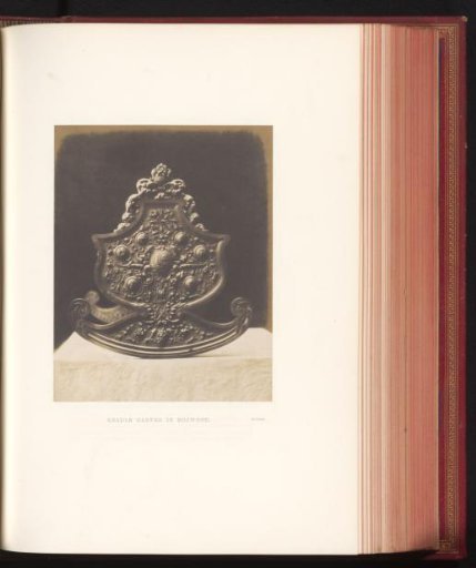 Wooden cradle by William Gibbs Rogers exhibited at the Great Exhibition of the Works of Industry of All Nations of 1851 in London