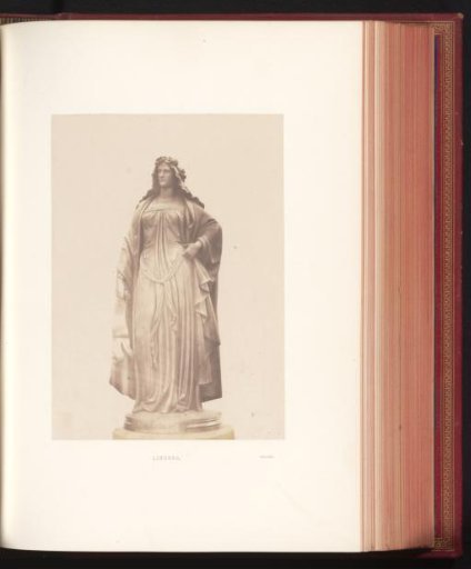 Statue of Libuše by Ferdinand von Miller, exhibited at the Great Exhibition of the Works of Industry of All Nations of 1851 in London