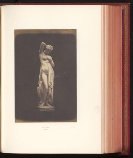 Sculpture of Phryne by James Pradier, exhibited at the Great Exhibition of the Works of Industry of All Nations of 1851 in London