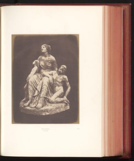 Sculpture of cholera victims by Antoine Étex, exhibited at the Great Exhibition of the Works of Industry of All Nations of 1851 in London