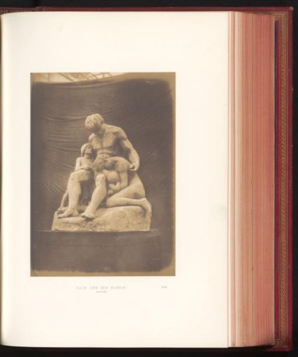 Sculpture of Cain with his family by Antoine Étex, exhibited at the Great Exhibition of the Works of Industry of All Nations of 1851 in London