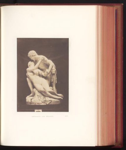 Sculpture of Cephalus and Procris, attributed to Joseph-Marius Ramus, exhibited at the Great Exhibition of the Works of Industry of All Nations of 1851 in London