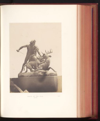 Sculpture of a hunter and a stag, attributed to Jean-Baptiste Joseph Debay, exhibited at the Great Exhibition of the Works of Industry of All Nations of 1851 in London
