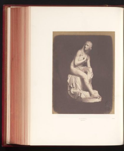 Sculpture of a seated Susanna, exhibited at the Great Exhibition of the Works of Industry of All Nations of 1851 in London