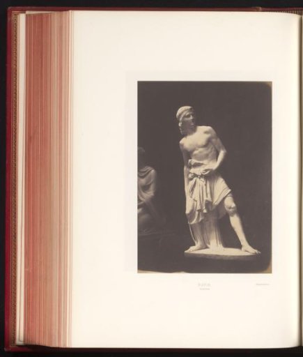 Sculpture of David by Innocenzo Fraccaroli, exhibited at the Great Exhibition of the Works of Industry of All Nations of 1851 in London
