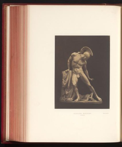 Sculpture of a wounded Achilles by Innocenzo Fraccaroli, exhibited at the Great Exhibition of the Works of Industry of All Nations of 1851 in London