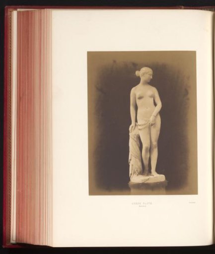 Sculpture of a chained woman by Hiram Powers, exhibited at the Great Exhibition of the Works of Industry of All Nations of 1851 in London