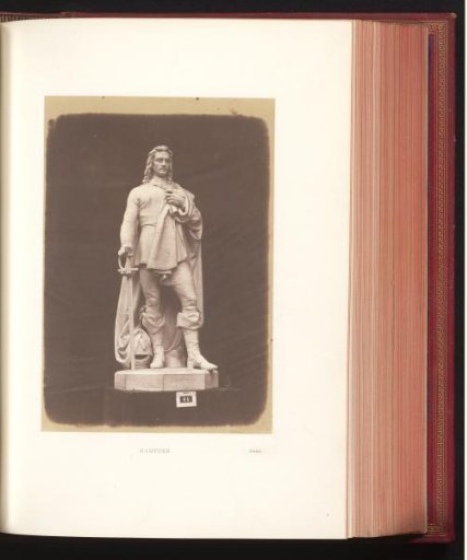 Statue by John Henry Foley, representing John Hampden, exhibited at the Great Exhibition of the Works of Industry of All Nations of 1851 in London