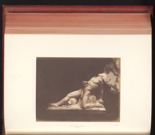 Sculpture of a drunken faun by John Hogan, exhibited at the Great Exhibition of the Works of Industry of All Nations of 1851 in London