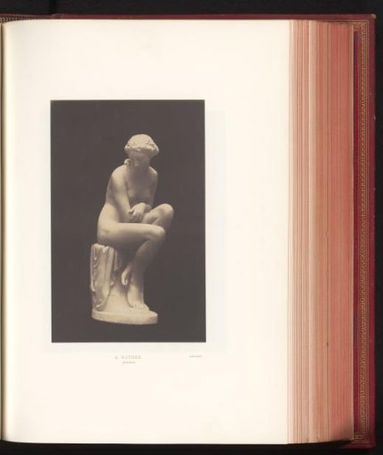 Sculpture of a bather by John Lawlor, exhibited at the Great Exhibition of the Works of Industry of All Nations of 1851 in London