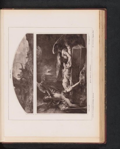 Reproduction of Jésus dans le tombeau by Henri-Léopold Lévy