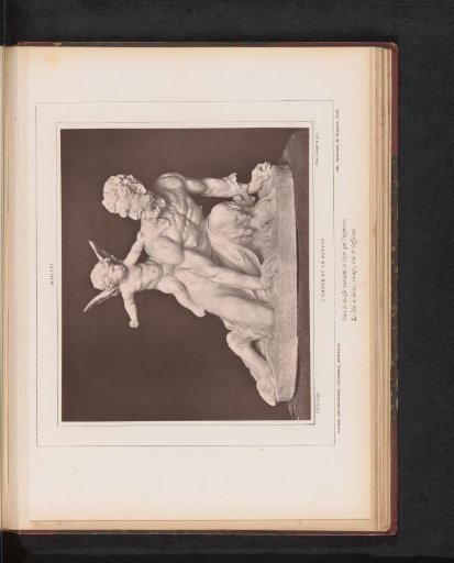 Sculpture l'Amour et le satyre by Jacques-Léonard Maillet