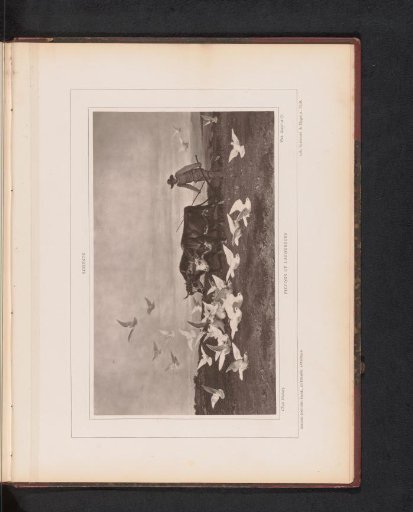 Reproduction of Pigeons et laboureurs by August Friedrich Albrecht Schenck