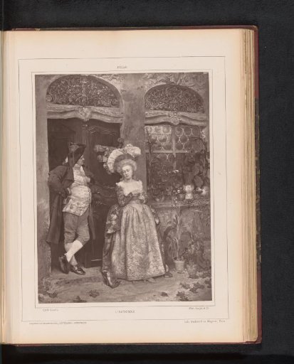 Reproduction of L'automne by Charles Henri Pille