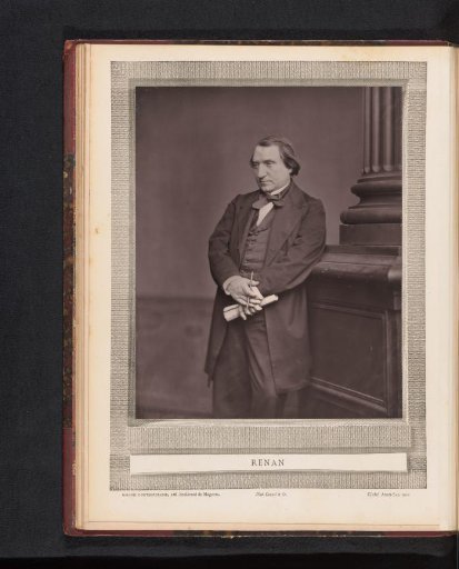 Portrait of Ernest Renan