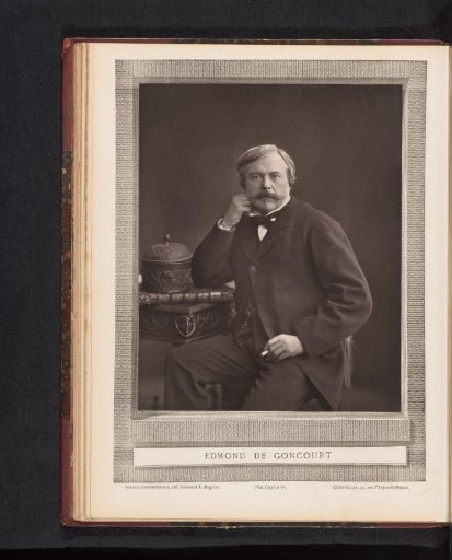 Portrait of Edmond de Goncourt