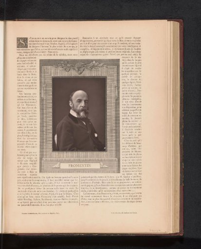 Portrait of Eugène Fromentin-Dupeux
