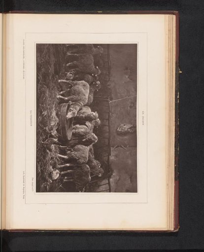 Reproduction of Return from the Sheepfold by Charles Emile Jacque