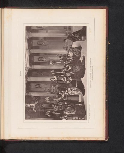 Reproduction of During the Novena of Saint Genevieve by Hector Viger