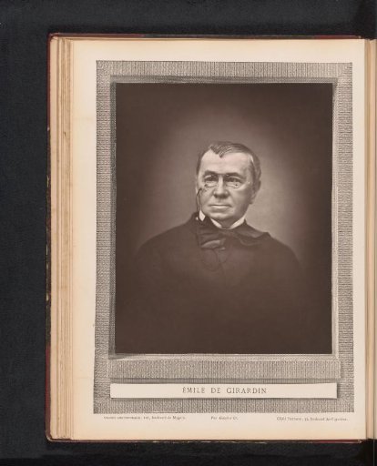 Portrait of Émile de Girardin