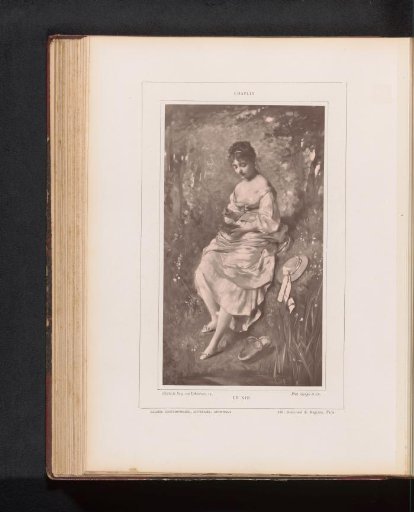 Reproduction of The Nest by Charles Joshua Chaplin