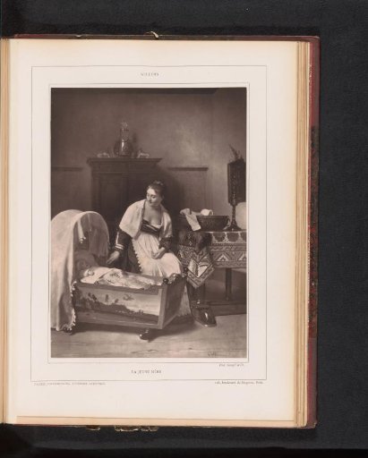 Reproduction of La jeune mère by Florent Willems