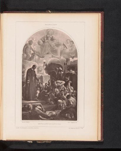 Reproduction of Saint Vincent de Paul remène des galéries à la foi by Jean-Jules-Antoine Lecomte du Noüy