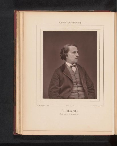 Portrait of Louis Blanc