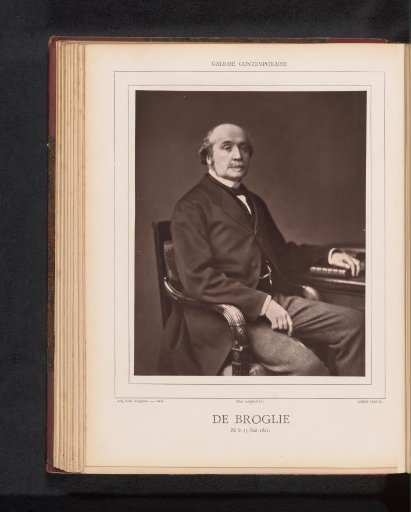 Portrait of Albert de Broglie