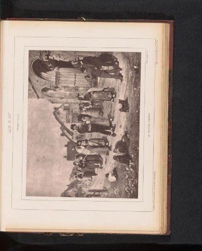 Reproduction of Un baptême bressan by Aimé Perret