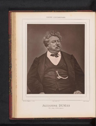 Portrait of Alexandre Dumas père