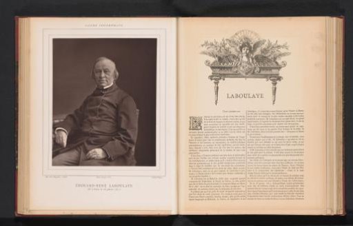 Portrait of Édouard René Lefebvre de Laboulaye