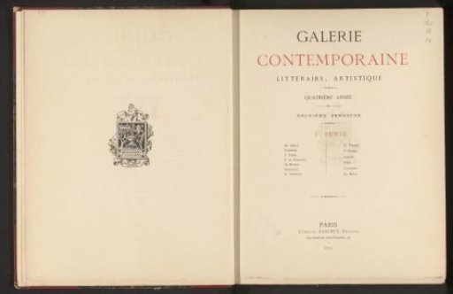 Contemporary literary and artistic gallery