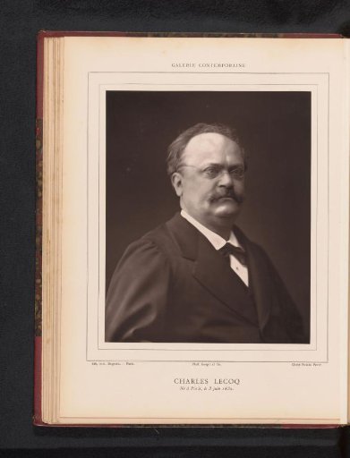 Portrait of Charles Lecocq