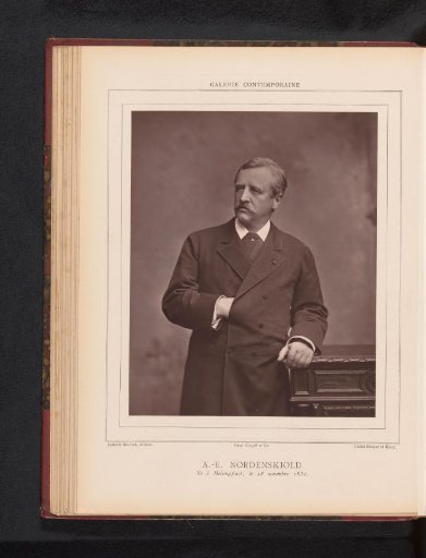 Portrait of Adolf Erik Nordenskiöld
