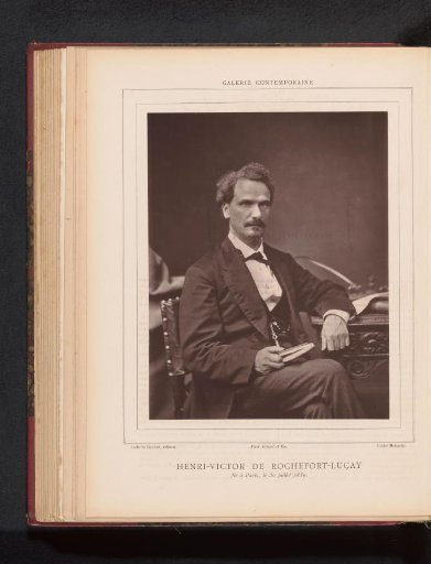 Portrait of Henri-Victor de Rochefort-Lucay