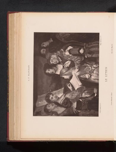 Reproduction of The Lectern by Édouard-Théophile Blanchard
