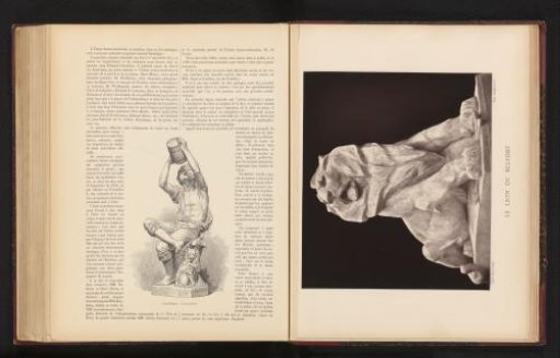Model for the sculpture 'The Lion of Belfort' by Frédéric Auguste Bartholdi