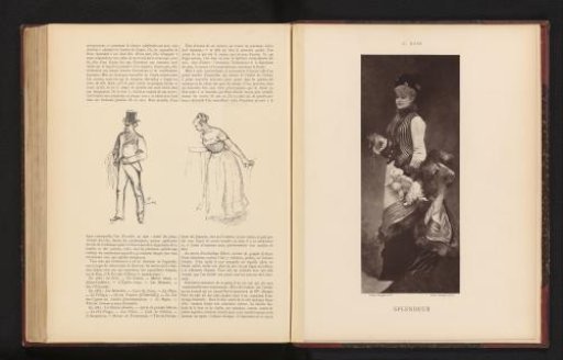 Photographic reproduction of the painting 'Splendour' by Ernest-Ange Duez