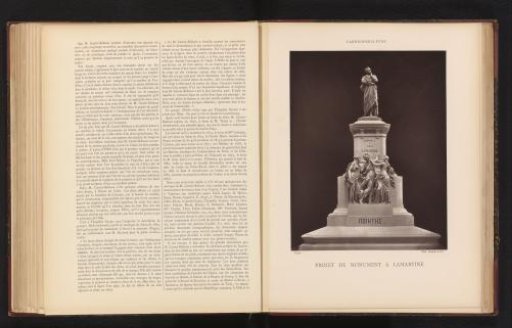 Sculpture 'Project for a Monument to Lamartine' by Albert-Ernest Carrier-Belleuse