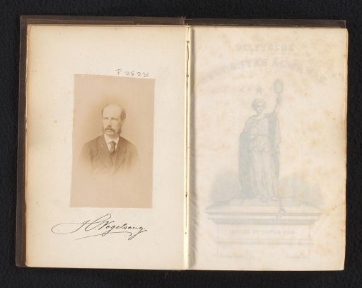 Portrait of Hermann Vogelsang, professor of mining engineering at the Polytechnic School Delft