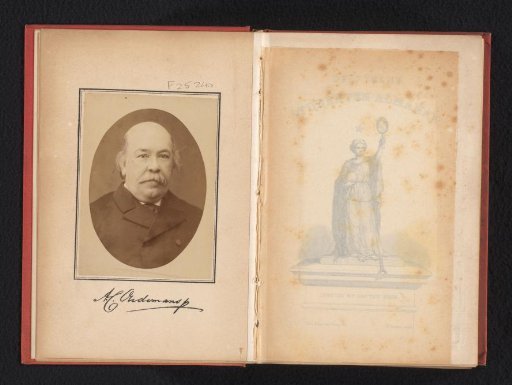 Portrait of A.C. Oudemans Jr., Professor of Chemistry at the Polytechnic School Delft
