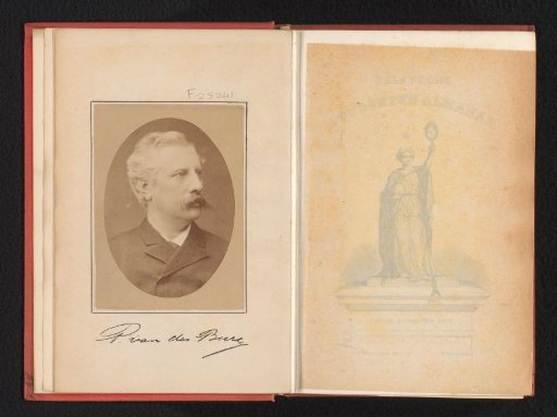 Portrait of Pieter van der Burg, Professor of Mechanical Technology at the Polytechnic School Delft