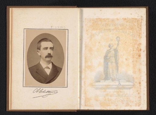 Portrait of C.A. Scheltema, Professor of Mathematics at the Polytechnic School Delft