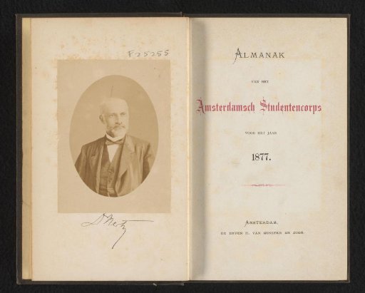 Portrait of H.D.J.J. Hertz, Professor of Medicine at the University of Amsterdam