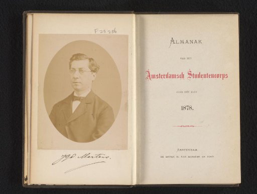 Portrait of J.G.D. Martens, Professor of Theology at the University of Amsterdam