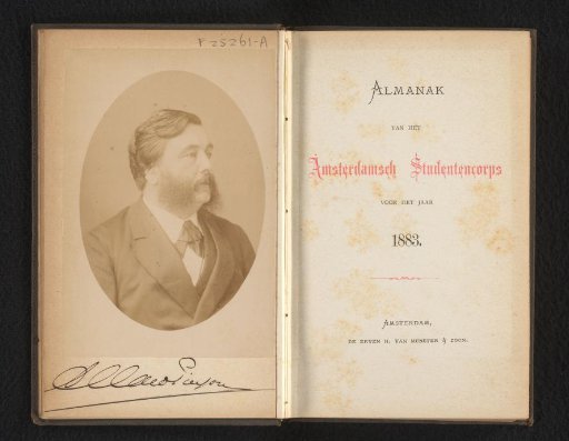Portrait of Allard Pierson, Professor of Literature and Philosophy at the University of Amsterdam