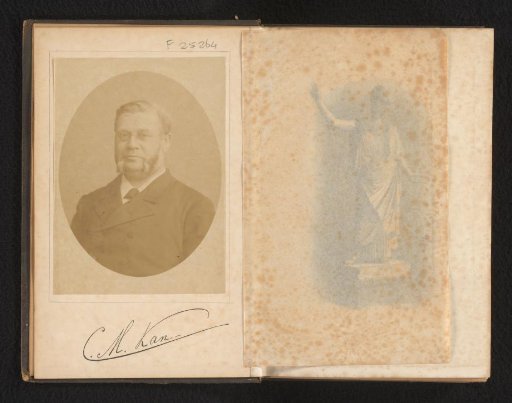 Portrait of C.M. Kan, Professor of Literature and Philosophy at the University of Amsterdam