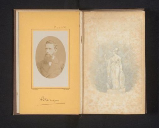 Portrait of Dirk Huizinga, professor of medicine in Groningen and rector magnificus from 1879 to 1880