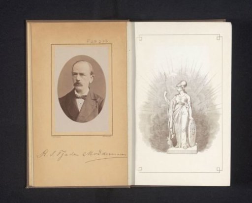 Portrait of Rudolf Sicco Tjaden Modderman, professor of mathematics and natural sciences in Groningen and rector magnificus from 1881 to 1882